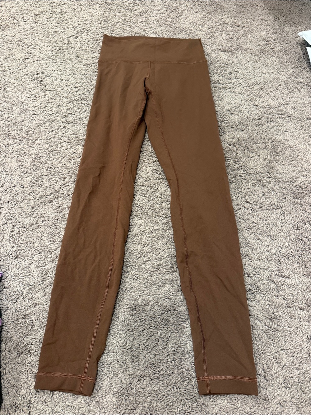 lululemon athletica Brown High-Waist Leggings